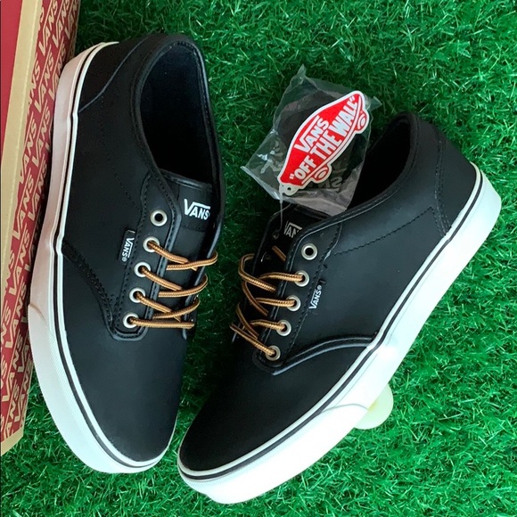 VANS MEN’S ATWOOD LEATHER BLACK/MARSHMALLOW
(Leather)Bick/Mrshmllow
VN0A327L68X - Picture 13 of 16